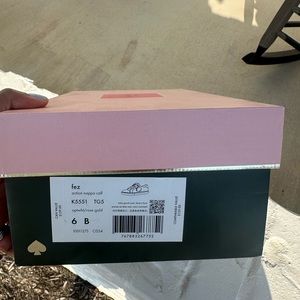 Kate Spade fez action nappa calf sneakers.